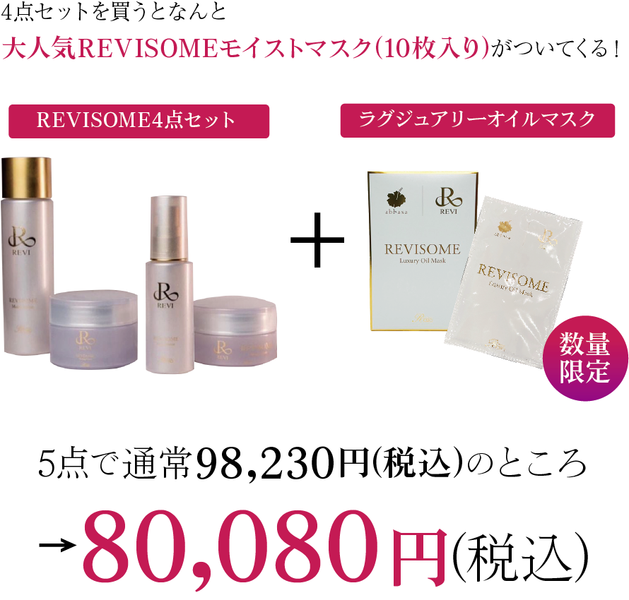 REVI ルヴィ 基礎化粧品4点セット｜フェイスクリーム